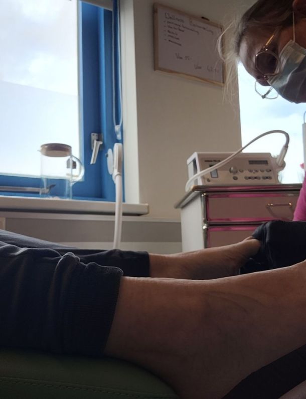 Pedicure behandeling Assen In Balanz door gediplomeerd pedicure Anneke Boelmans