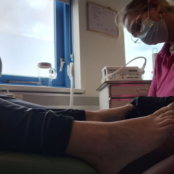 Pedicure behandeling Assen In Balanz door gediplomeerd pedicure Anneke Boelmans